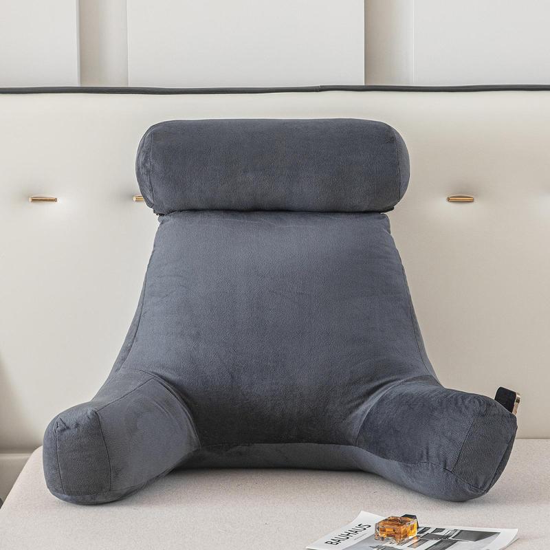 XXL Adult Reading Pillow Back XXL Adult Reading Pillow – Extra Large Back Pillow for Sitting in Bed, Backrest Lounge Cushion with Arms & Pockets, Ultimate Back Support Bed Rest Pillow for Comfort and Relaxationfor Sitting in Bed Backrest Lounge Cushion 7