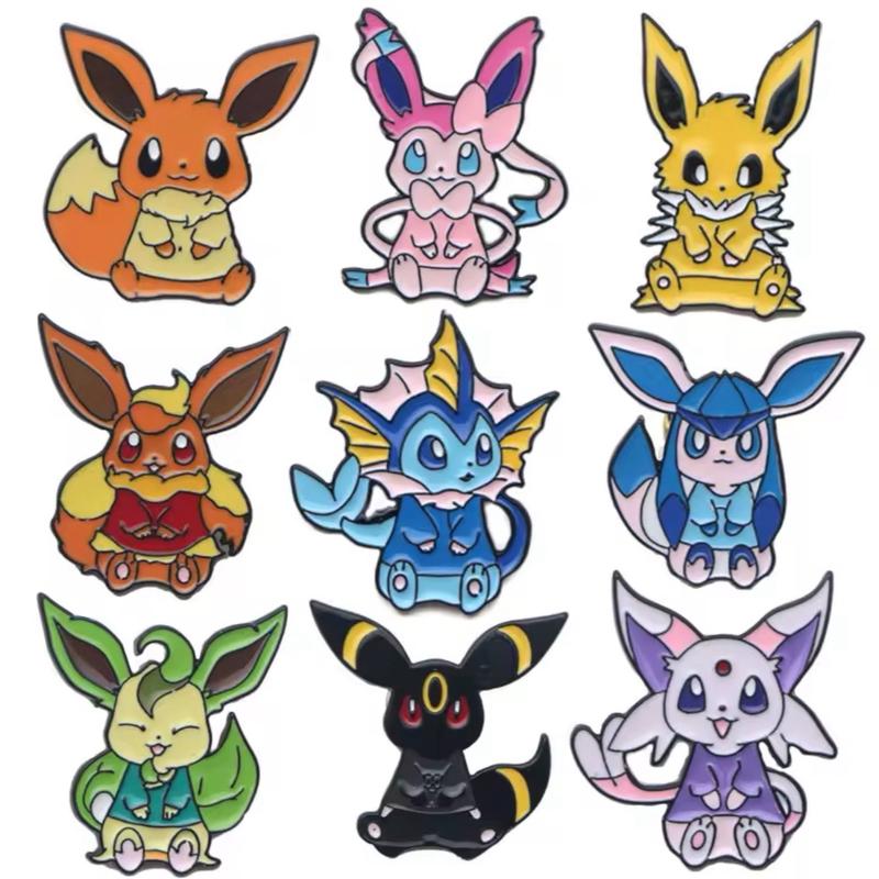 Eevee Evolutions Pokemon Anime Character Enamel Pin Badges You Choose Your favourite Character 1