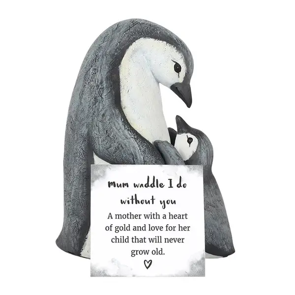 Mum Waddle I Do Without You Penguin Ornament 2
