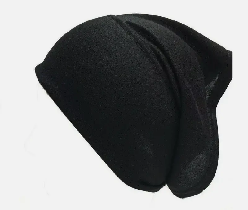Premium Quality Tube Bonnet Cap Under Scarf Hijab Stretchable Chemo Hair Wrap 1
