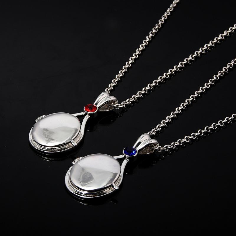 Product Introduction of Anime Peripheral H2O Red Sand Imprint Shell Necklace Girl Mermaid Shell Openable Necklace Ladies Pendant 9