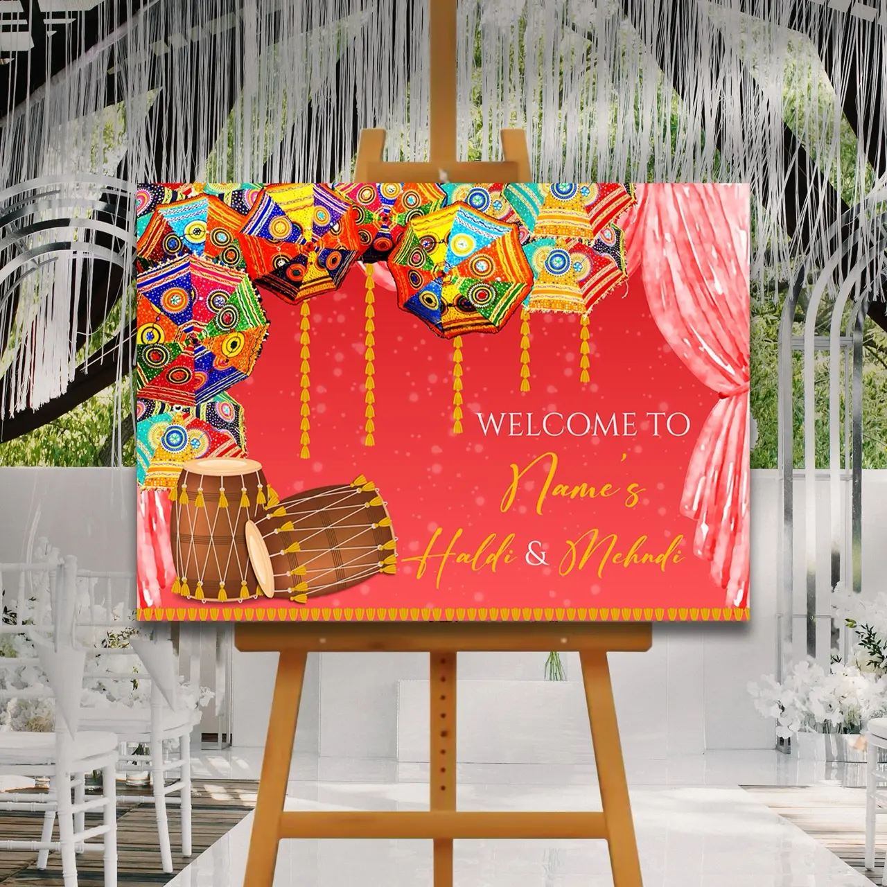 Mehndi Welcome Signs, Mehendi Signs, Umbrella Desi Decor, Mehndi Sign, Indian Decor Sign, Mendhi Umbrella, Henna Sign, Mehendi Welcome