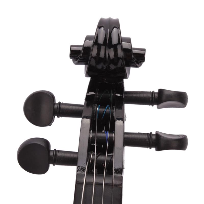 Product Introduction of New 4/4 Acoustic Violin Case Bow Rosin Black 23