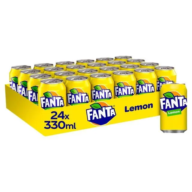 Lemon Fanta 24x330ml Cans - Get this refreshing Beverage now