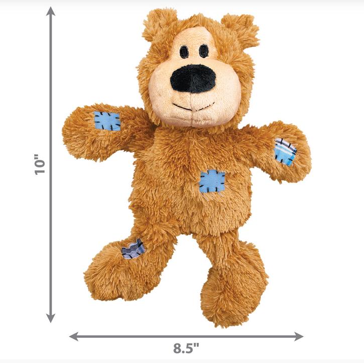 Kong Wild Knots Bears Durable Dog Toys / Cuddly Outside, Durable Strong Inside Knotted Rope Skeleton / Available 3 Colours / 4 Different Sizes 7