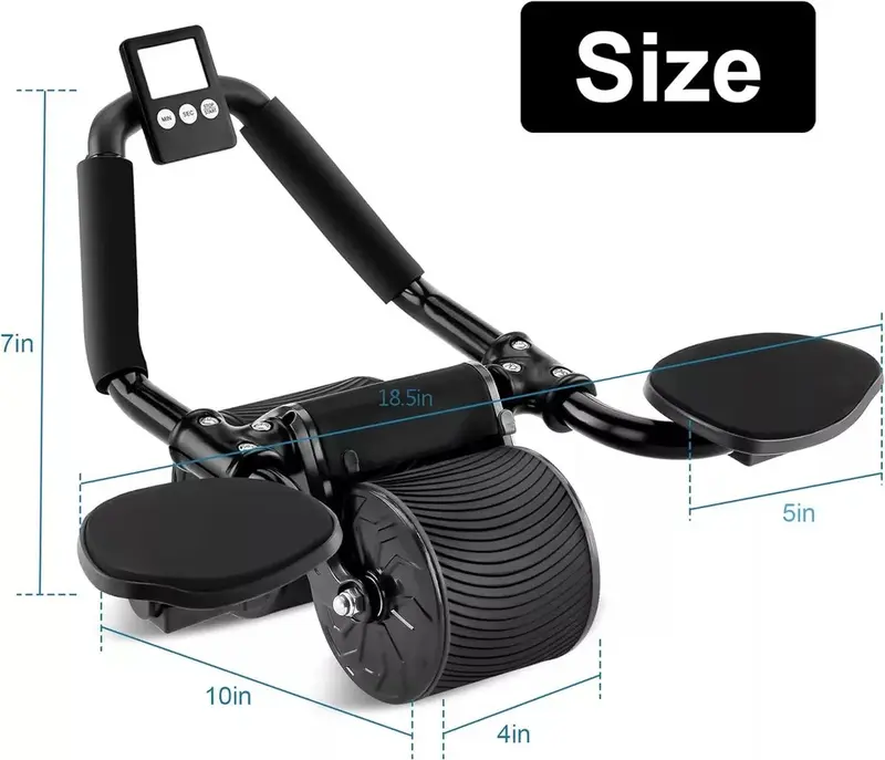Wheel Automatic Rebound Elbow Support Fitness AB Roller Training 1