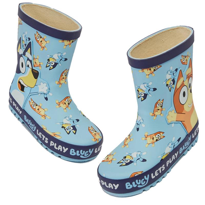 Bluey Kids Wellies - Childrens Rubber Wellington Boots (Sizes 6-12) Boys & Girls Unisex 2