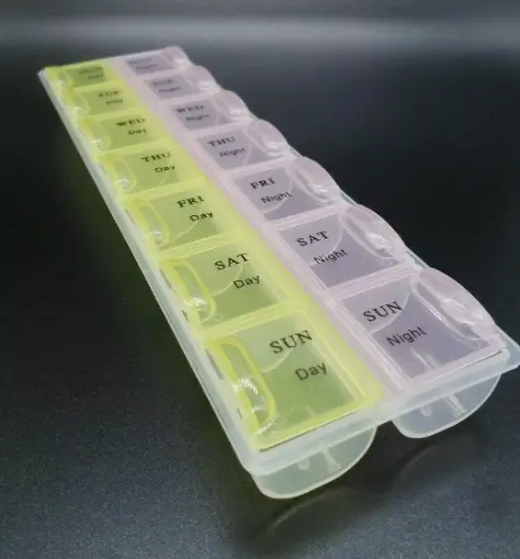 7 DAY PILL BOX MEDICINE TABLET DISPENSER ORGANISER STORAGE CASE DAY/NIGHT 2
