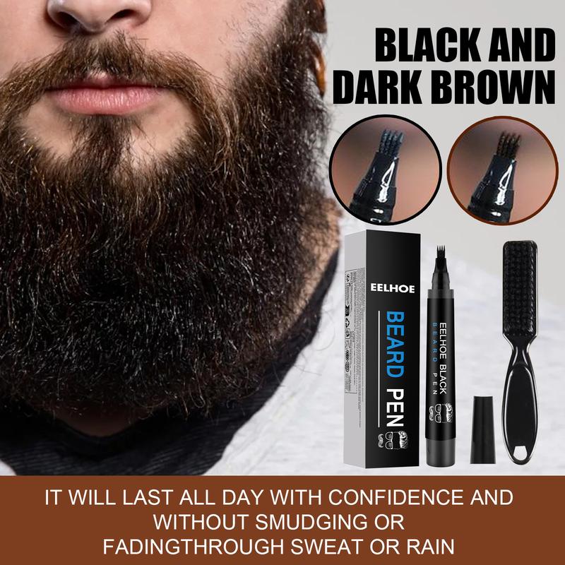 Product Introduction of EELHOE Beard Filler Kit Waterproof Sweatproof Beard Pen Beard Stroker 7
