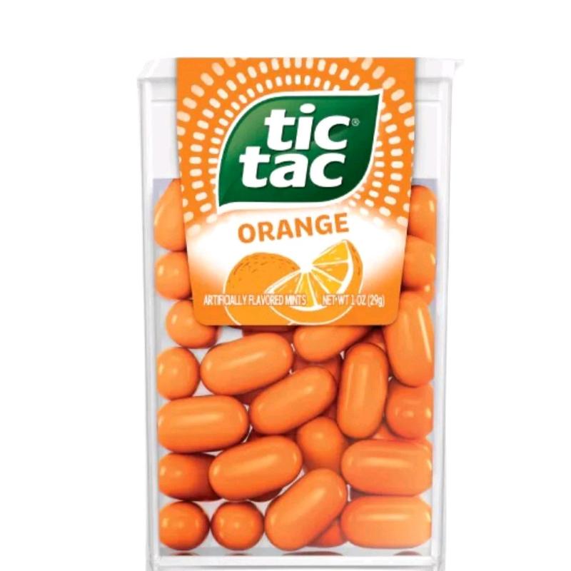 tic tac candy 18g . Choose the flavour you want  limited edition sprite lemon-lime , mint, orange, citrus mix and cherry cola Sweet candy Snack Bonbon 2