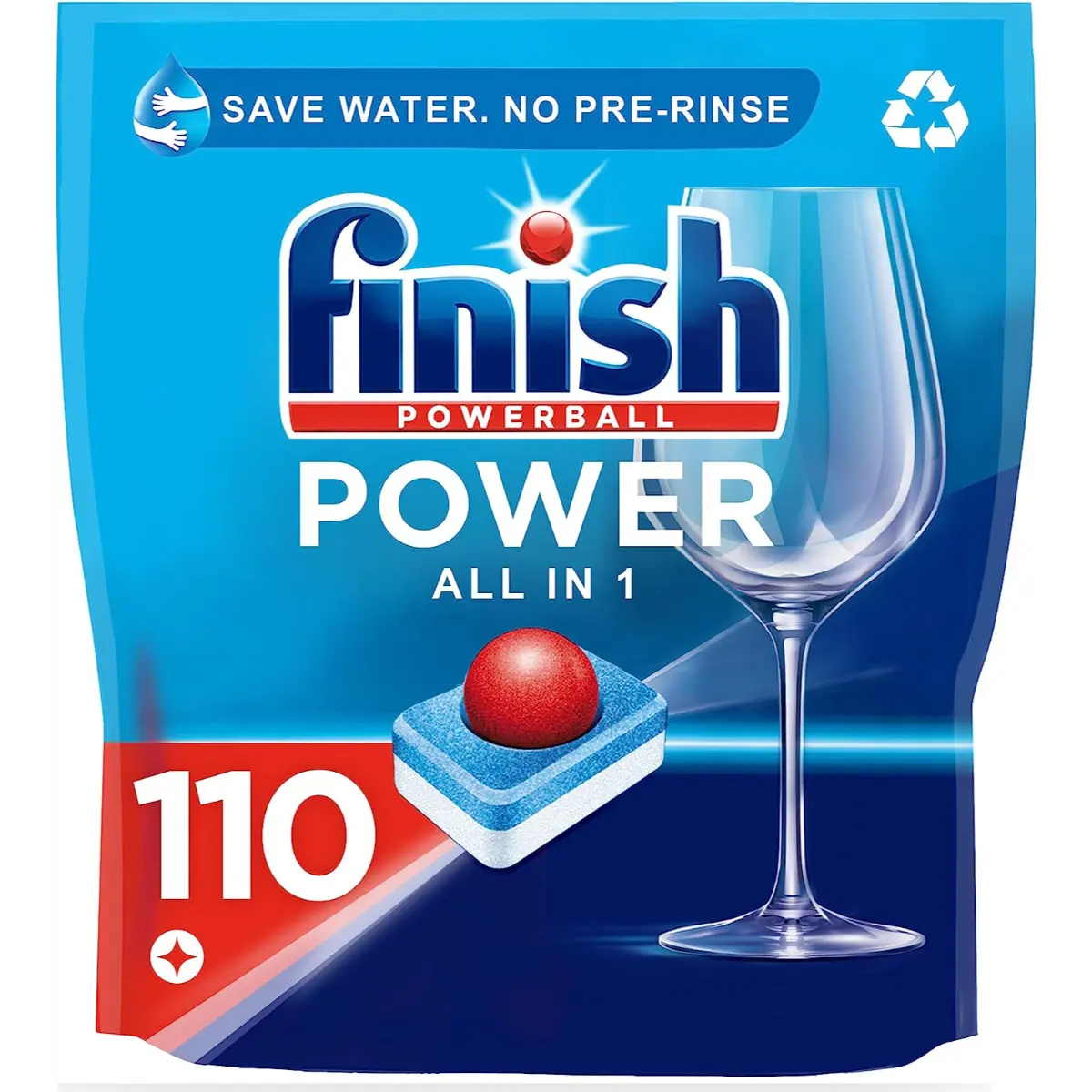 Finish All In 1 Max Original Dishwasher Tabs, 110 Tabs