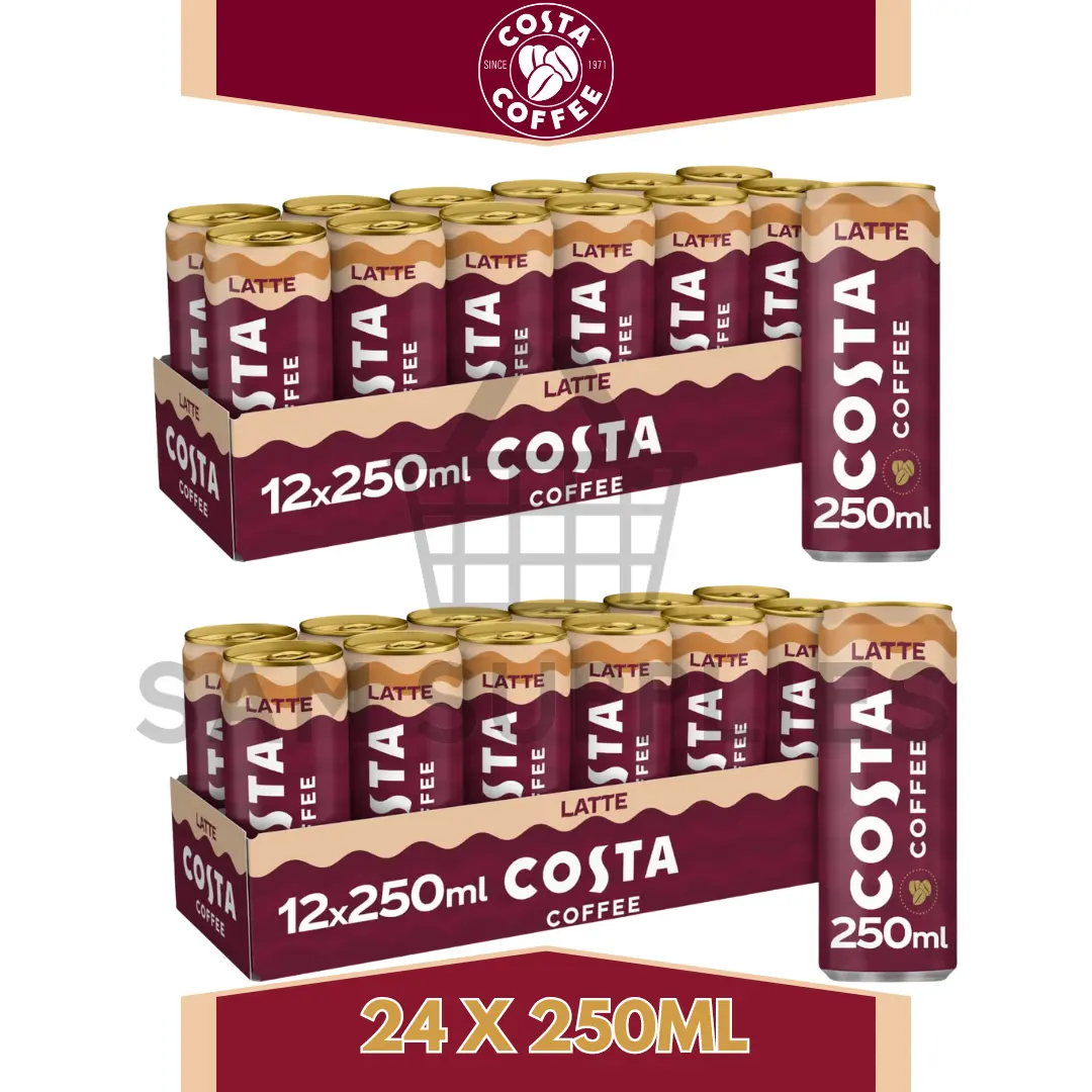 Costa Coffee Latte Iced Coffee 12 X 250ML