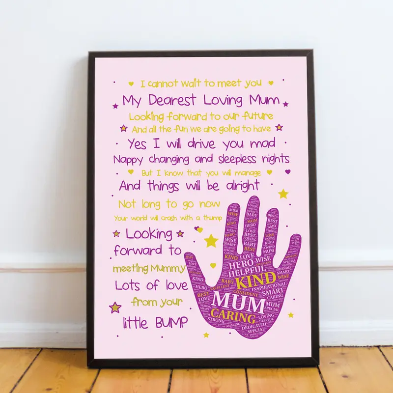 Mummy To Be Baby Shower Gifts From The Bump Baby Poem Gifts 0
