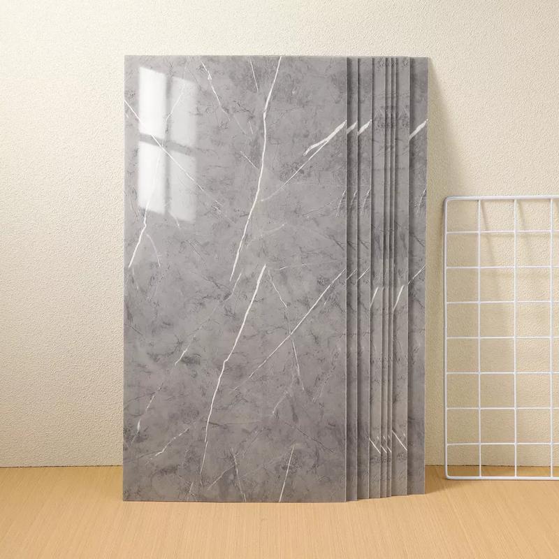 10 Sheets Peel & Stick 3D Tile Stickers Kitchen Bathroom Wall Stickers 60*30CM Decor Decorative Vinyl Decoration 8
