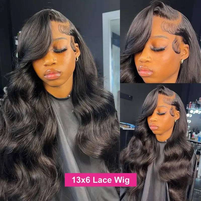 Body Wave Human Hair Lace Front Wigs 360 13x4 13x6 HD Transparent Lace Frontal Wigs Human Hair 6x4 5x5 Glueless Lace Closure Wig 2
