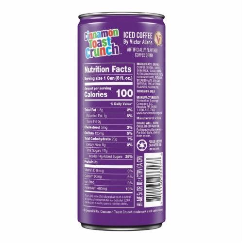 Victor Allen Cinnamon Toast Crunch Iced Coffee - 237ml Can - Perfect Beverage for Any Occasion Flavor 2