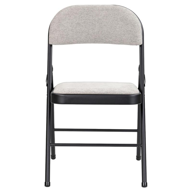 Ultimate Comfort Padded Fabric Folding Chair – Durable & Space-Saving Seating for Home, Office & Events – Supports 114kg, Open: H79 x W46 x D46cm, Folded: H98 x W46 x D8cm, Seat Height: 45cm 2