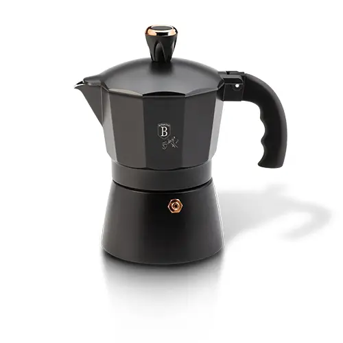 Berlinger Haus 6 Cup Stove Carbon Pro Coffee Maker Pot Aluminium Tea Filter Induction Filter Induction 4