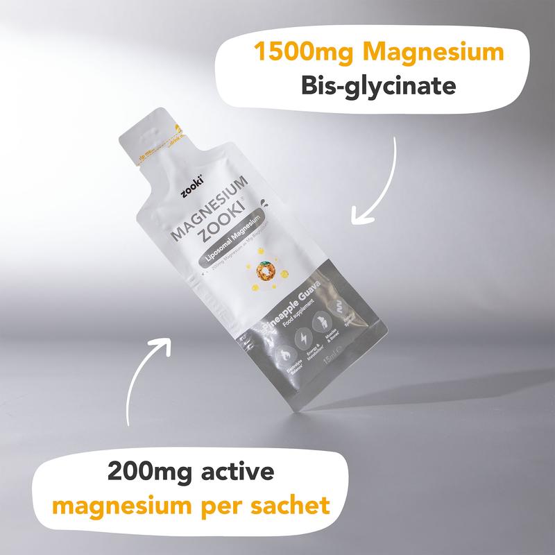 Liposomal Magnesium Liquid Sachets - Sleep, Energy, Mood, Digestion & Brain Health cortisol  supplements magnesium  supplement 2