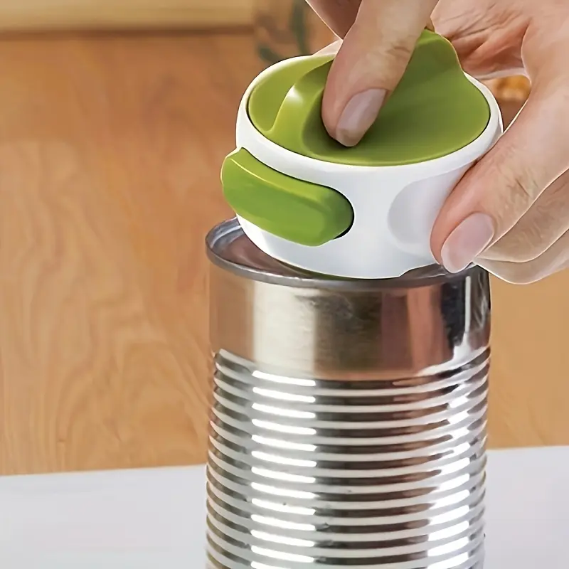 1pc Multi-Purpose Labor-Saving Can Opener, Plastic Kitchen Utility Gadget, Stainless Steel Bottle Cap Screw Remover, Convenient Household Tool 5