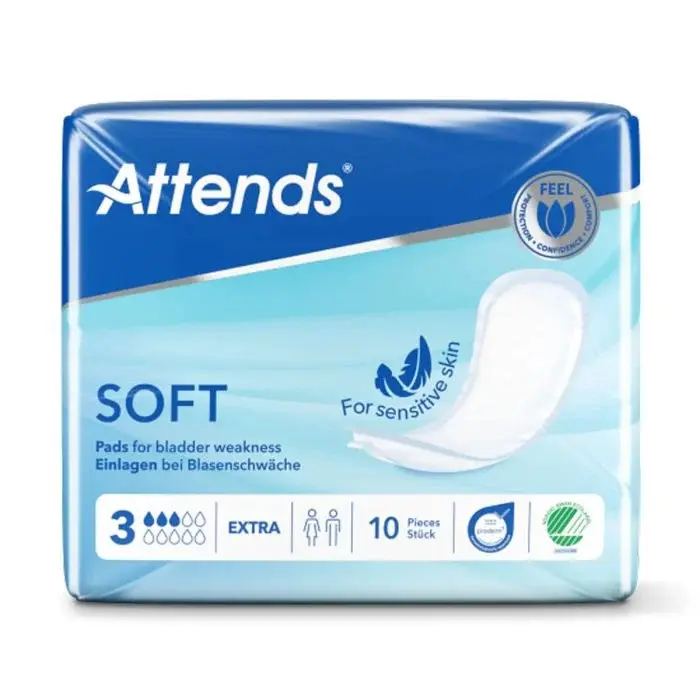 Attends Soft 3 Extra - Discreet Absorbent Pads Comfort