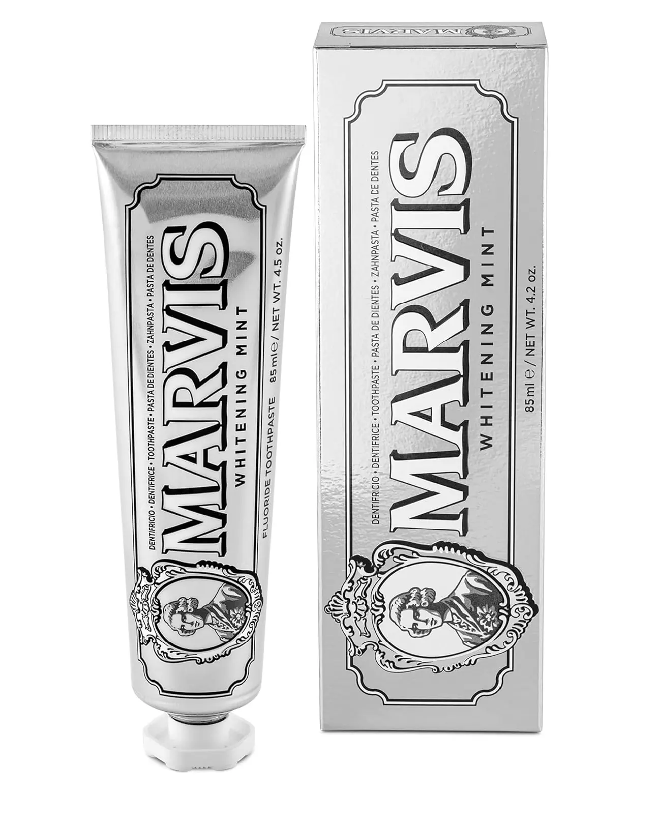 Marvis Whitening Toothpaste, Mint, 85ml,