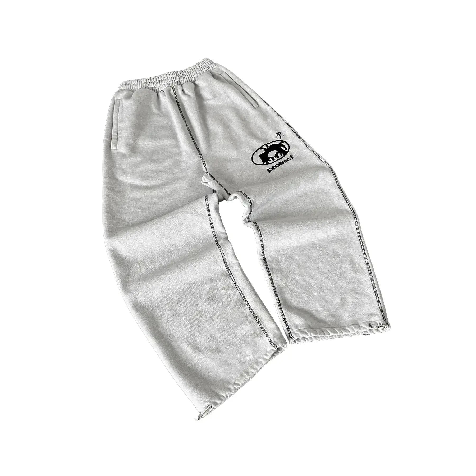 PROTECT Sweatpants Y2K Pants Harajuku Hip Hop Letter Embroidery Baggy Casual Pants Mens Womens New Elastic Waist Jogging Pants Menswear Trouser 3