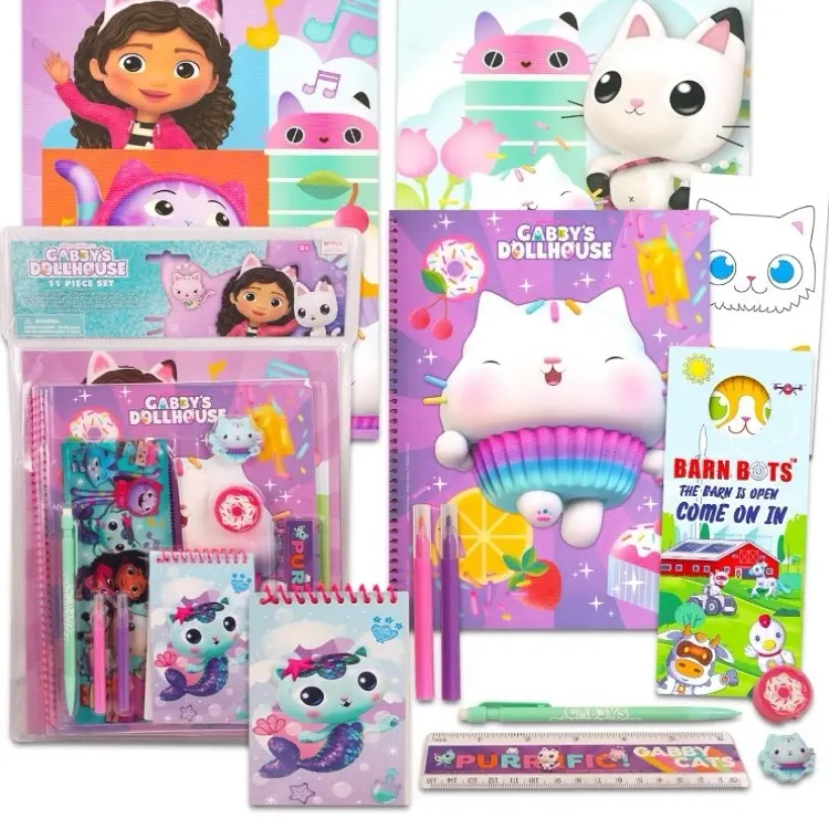 GABBYS DOLLHOUSE STATIONERY SET