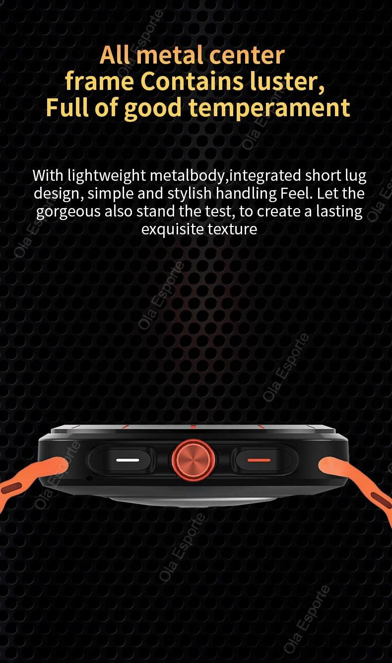Product Introduction of New Galaxy Watch 7 Ultra Smart Bracelet Men GPS Trackr NFC HD Touch Screen Bluetooth call Health Monitor Smartwatchs For Samsung 32