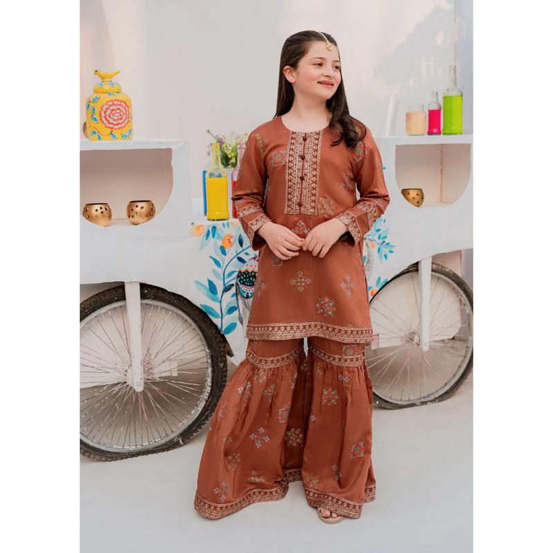 Beena - Readymade Kids Suit by Garnet 2024 0