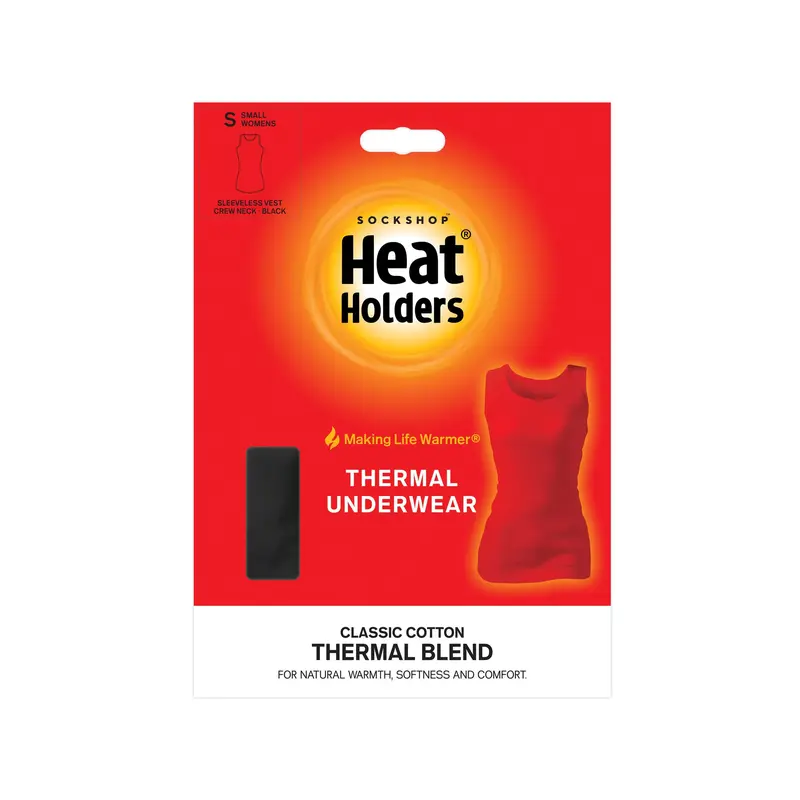 Ladies Thermal Sleeveless Vest - Black 4
