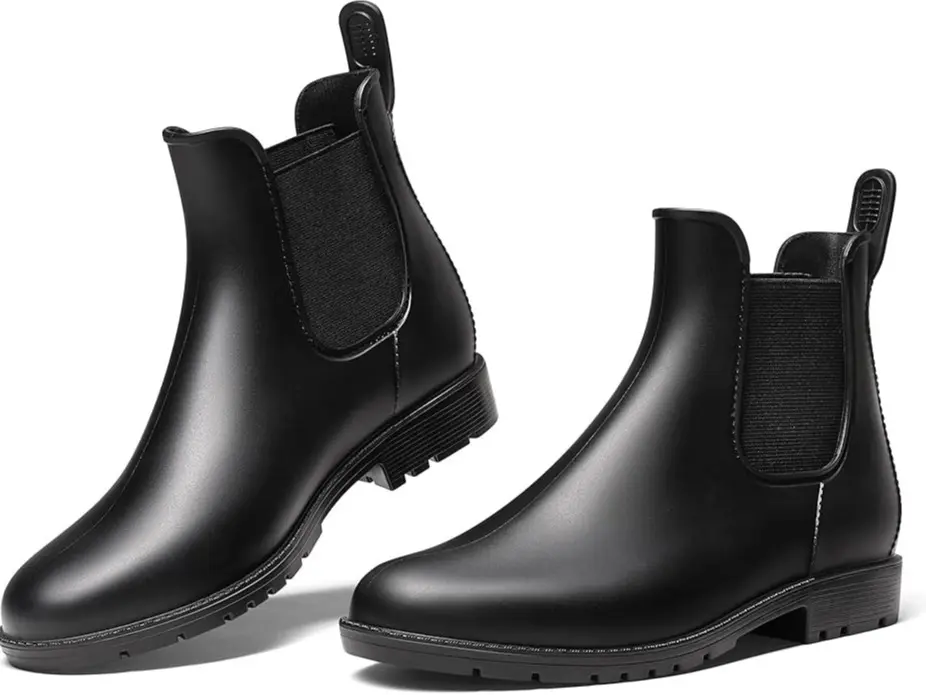 PAIRS Wellington Boots Women and Men Ankle Ladies Wellies Short Chelsea Booties Waterproof Rain Boots