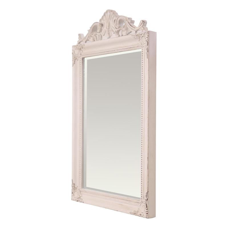 Chloe French Crest Wall Mirror Vintage Taupe 3