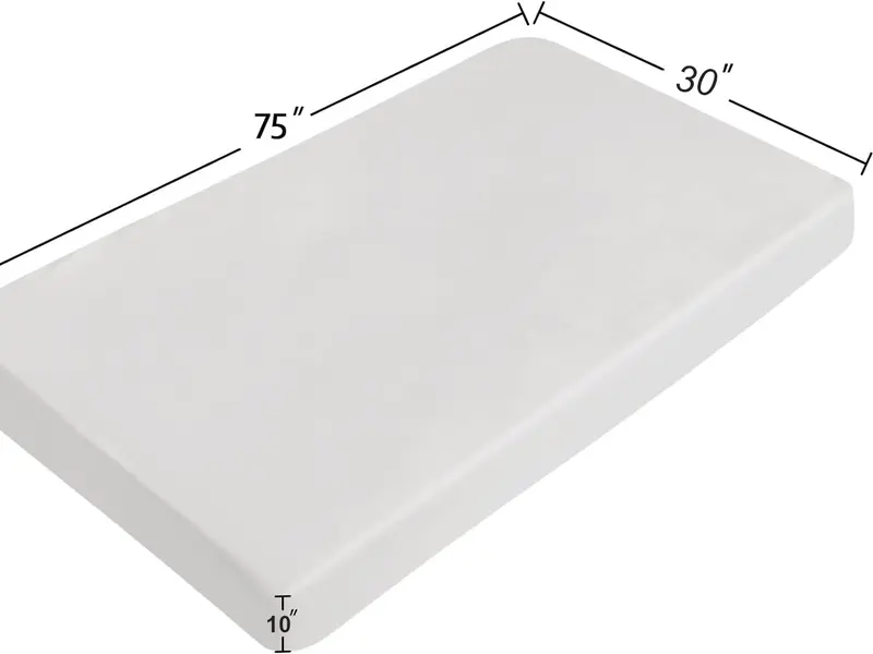 Pack of 2 100% Polycotton Bunk Bed Fitted Sheet 2ft 6" (76cmx190cm) Percale Non-Iron Easy Care Bottom Sheet Set RVs | Guest Beds | Caravan Campervan 2