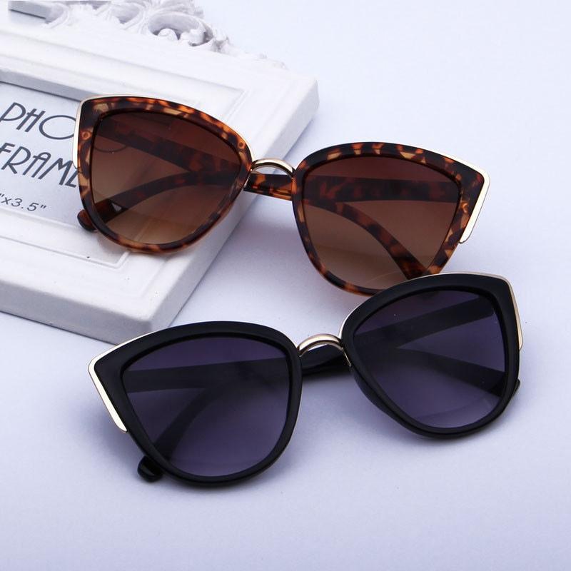Female Luxury Brand Retro Cat Eye UV400 Gradient Sunglasses for Women 2