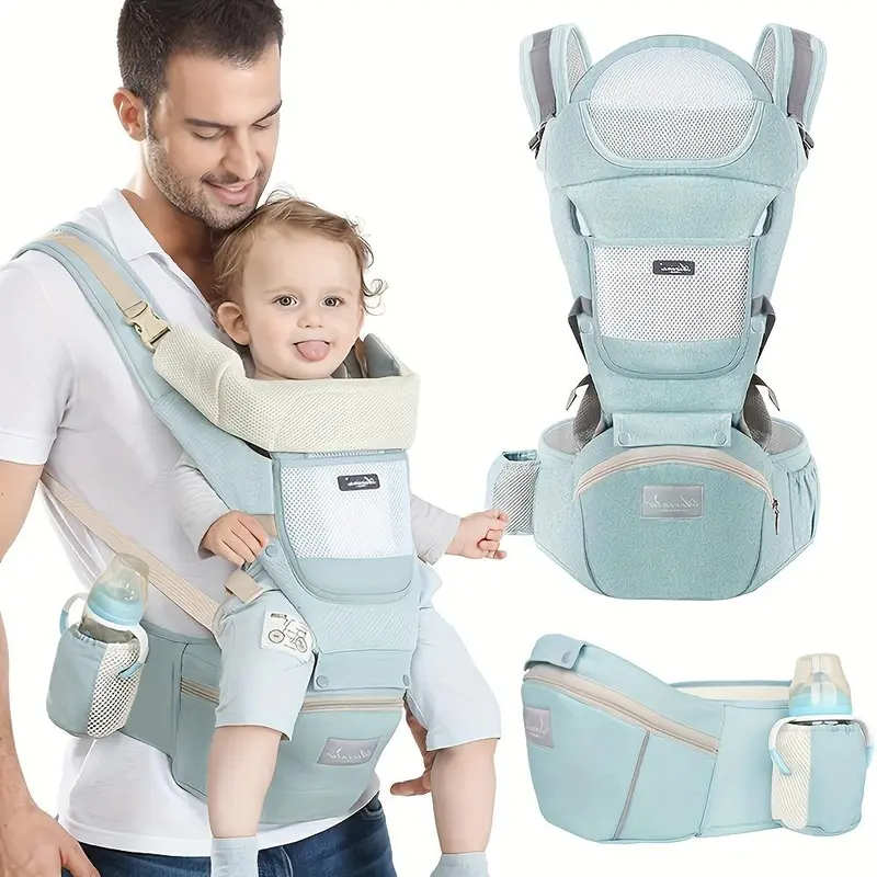 Hot-selling-Baby Baby Carrier Waist Stool, Baby Backpack Carrier For Child, Toddler, Infant, Newparents, Christmas Halloween Thanksgiving Gift 2
