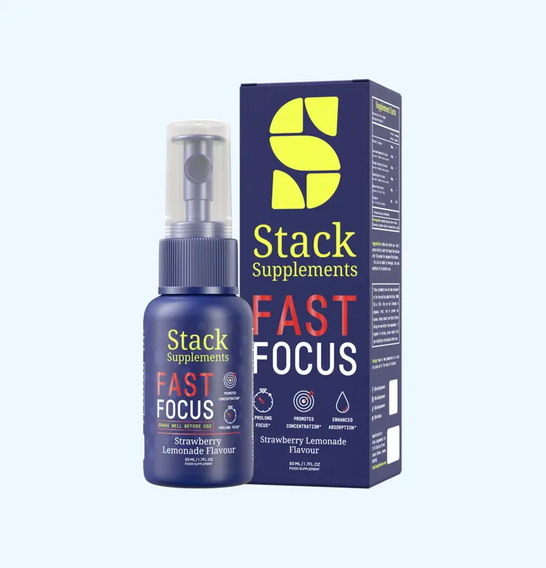 Lions Mane Mushroom, Polygala, Ginkgo Biloba, Alpinia Galanga, N-Acetyl-L-Tyrosine, Vitamin B6 - Fast Focus Oral Spray 0