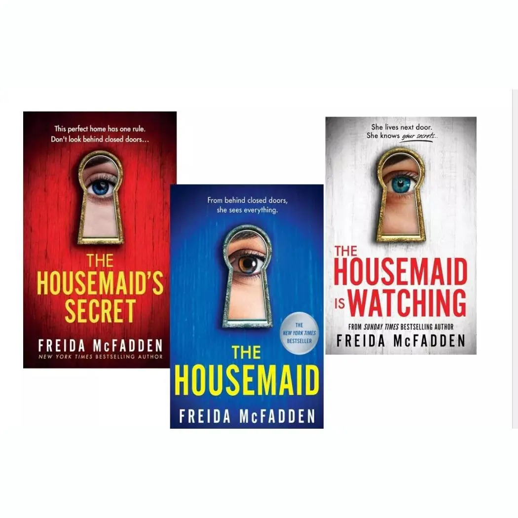 The Housemaid Series Trilogy By Freida McFadden - Fiction Paperback Collection