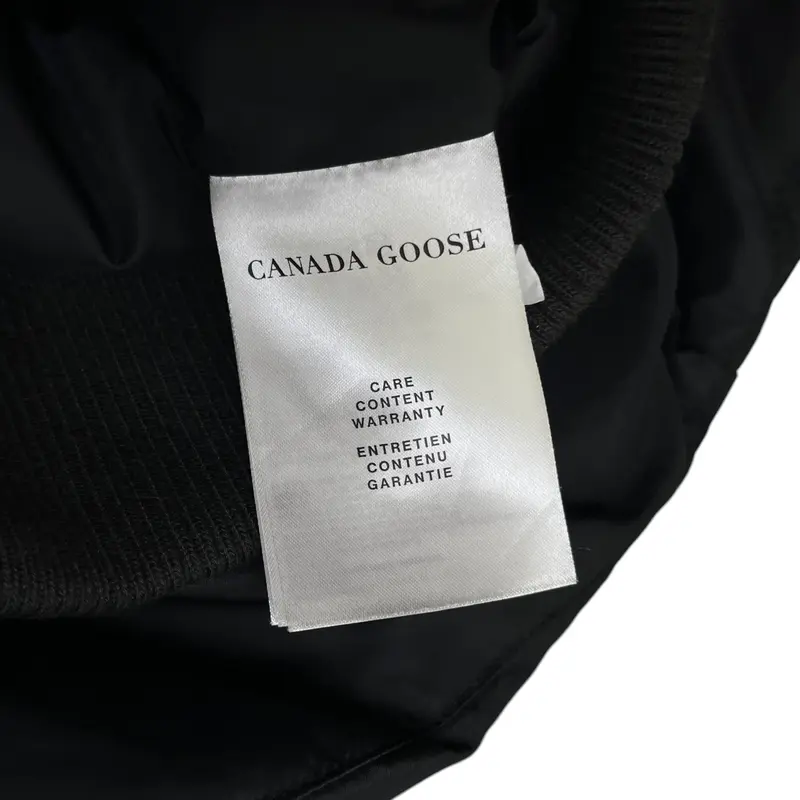 Preowned Canada Goose Women's Everleigh Bomber Down Jacket Black Size M 5