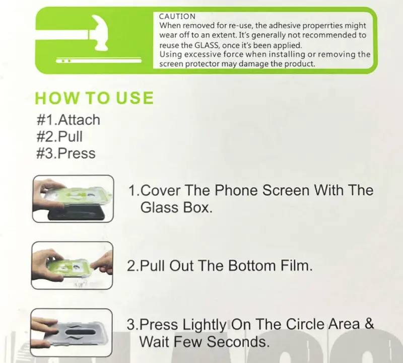 For iPhone X XS XR 11 12 13 14 15 PRO MAX Auto Kit Easy Automatic Tempered Glass Screen Protector, PRIVACY TEMPERED GLASS SCREEN PROTECTOR Premium Quality BUBBLE FREE Accessories Installation Handheld Protection Cover Protective Casing Smartphone 3