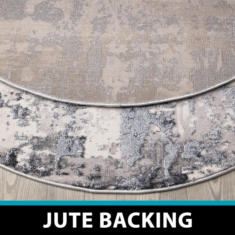 Abstract Marble Shine Large Rug for Living Room Textured Shimmer Luxury Carpet Super Soft Heavy Duty 7