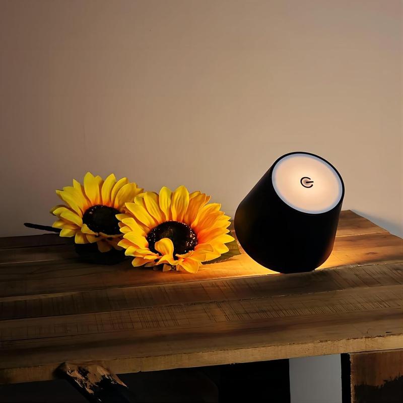 Wireless LED Bottle Lamp – Cordless Touch Control Table Light, Rechargeable USB Mood Lamp for Home, Bar, Restaurant & Outdoor Dining 6