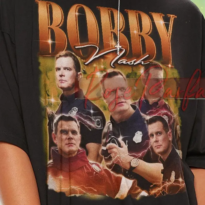 BOBBY NASH Shirt, 9-1-1 Tv Show, Bobby Nash Tee,  Bobby Nash Fan, 9-1-1 Bobby, Firefighter Shirt, TV Show Merch, 9-1-1 Cast, First Responder #2221