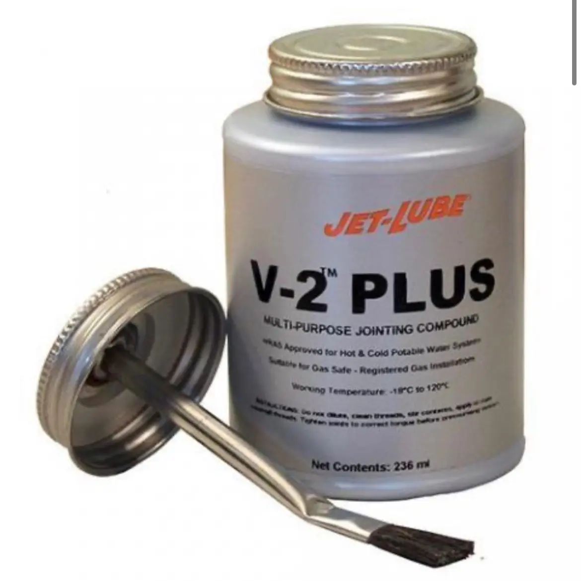 Jet Lube V-2 PLUS (*JL) (Brush In Lid/Cap)