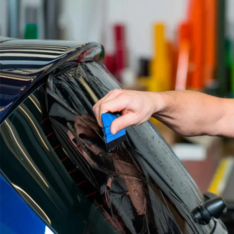 Felt Scraper Car Wrapping Tool Kits With Straight Scraper for Car Vinyl Wrap Window Film Wallpaper Decal Sticker Installation Wallpaper Smoothing Tool Car Vinyl Wrap 2