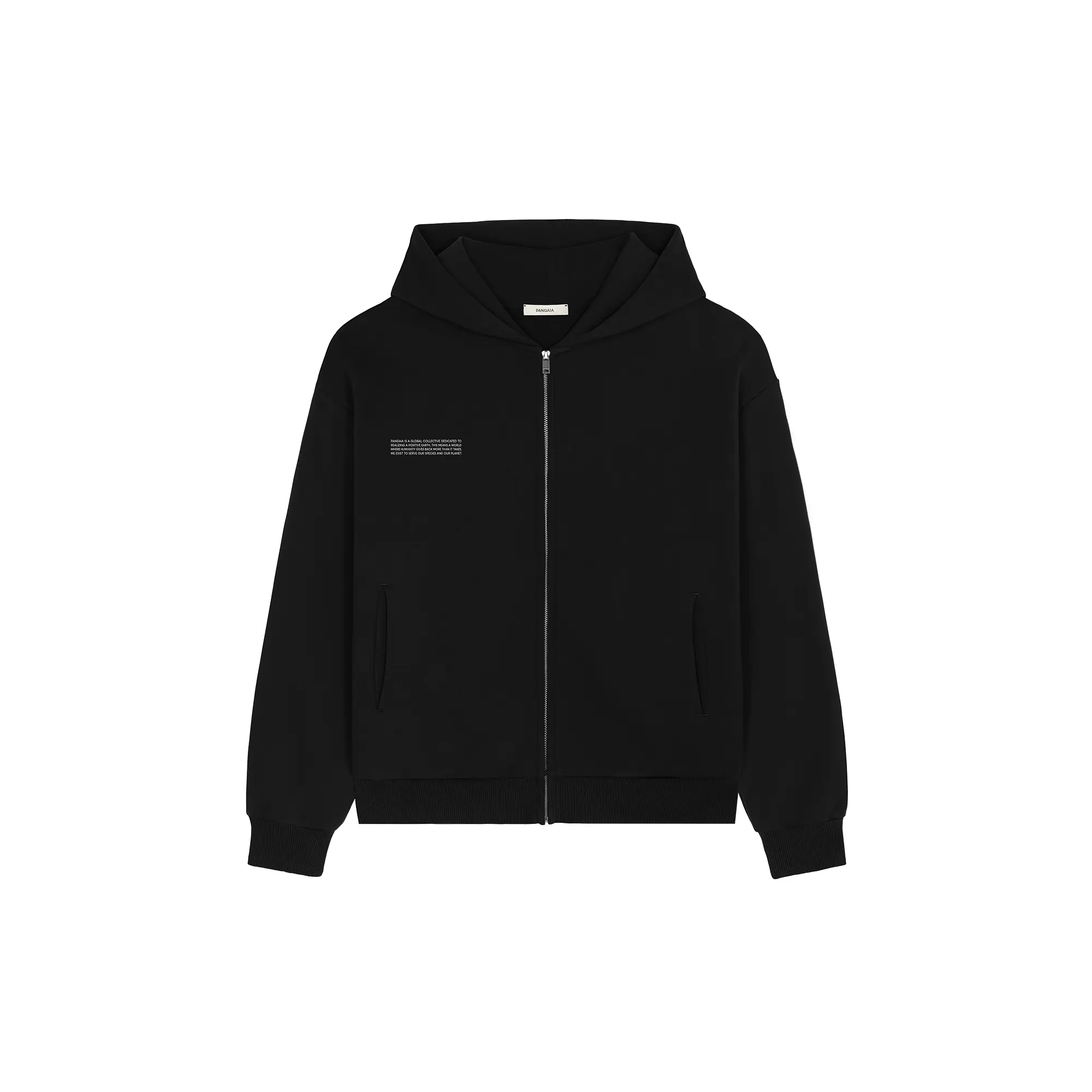 Mens DNA Heavyweight Zipped Hoodie—black