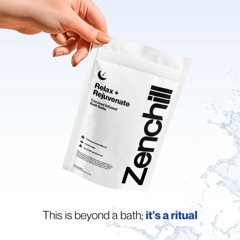 Relax + Rejuvenate Coconut Bath Salts - 500G - Himalayan Bath Salts 3