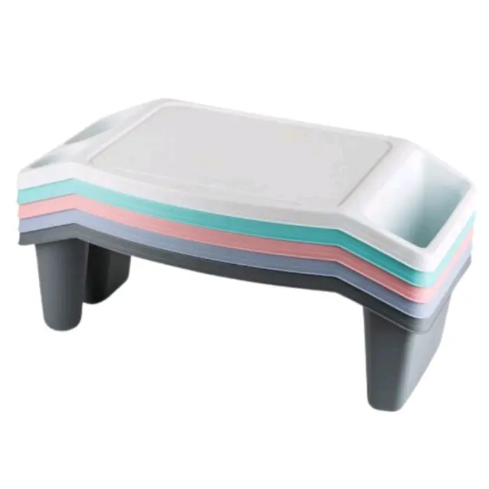 Laptop Activity Table Lightweight Portable with Cup Holder For Tablet, Reading 0