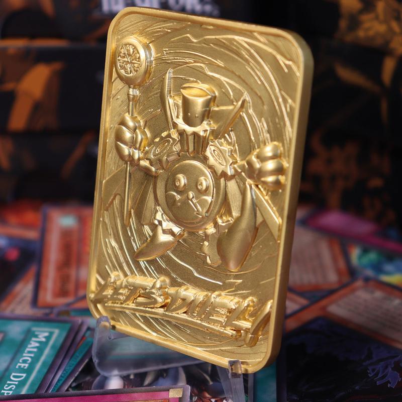 Yu-Gi-Oh! Limited Edition 24k Gold Plated Time Wizard Metal Card 4