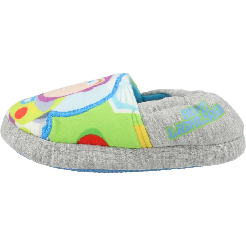 Toy Story Buzz Grey Kids Slippers 4